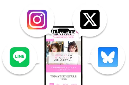 SNS・専門SNS連携