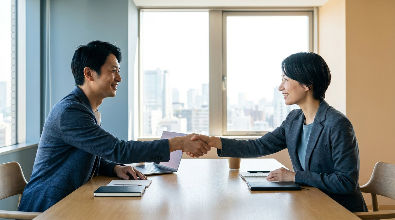 メンズエステ専門の制作会社への依頼のイメージ